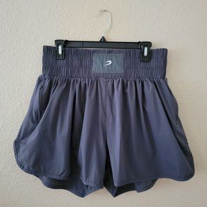 BOXRAW Grey Kaliesha High-Waisted Shorts